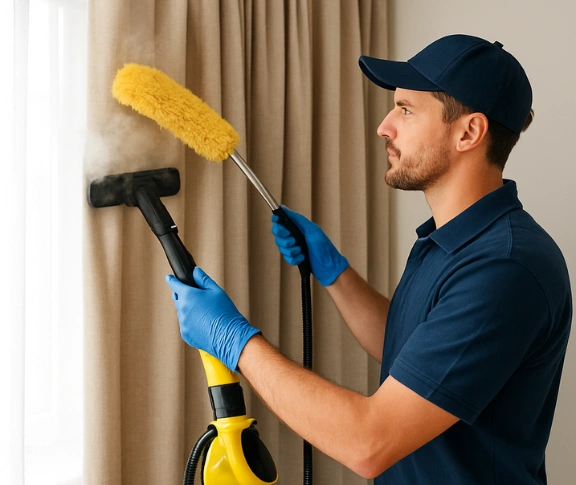 Emergency same-day curtain stain removal ormiston Matty Curtain Cleaning