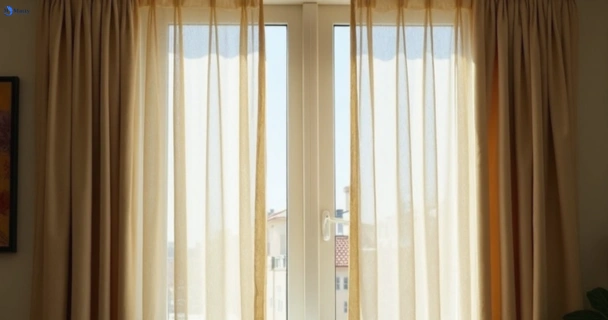 Dull dusty drapes in ormiston before professional cleaning